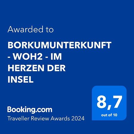 Borkumunterkunft - Woh2 - Im Herzen Der Insel Kültér fotó